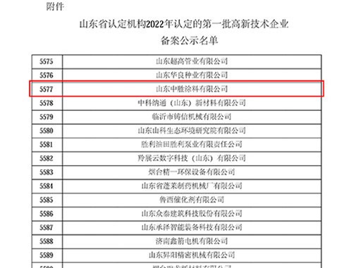 喜報丨熱烈祝賀我（wǒ）司通過“國家高新技術企業”認（rèn）定！ 